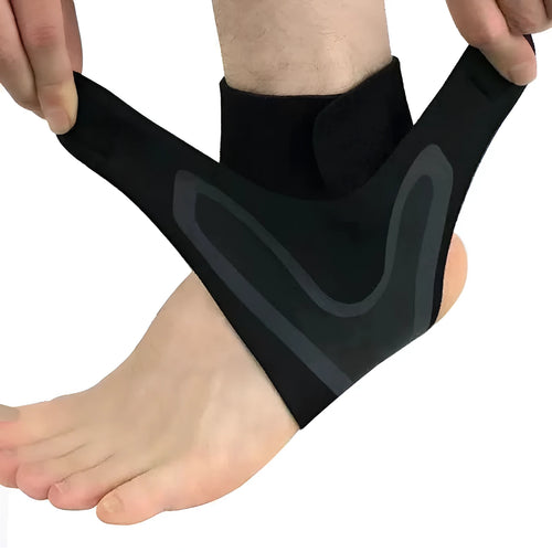 Adult ankle support brace for right or left foot in L M XL sizes for basketball running cycling
