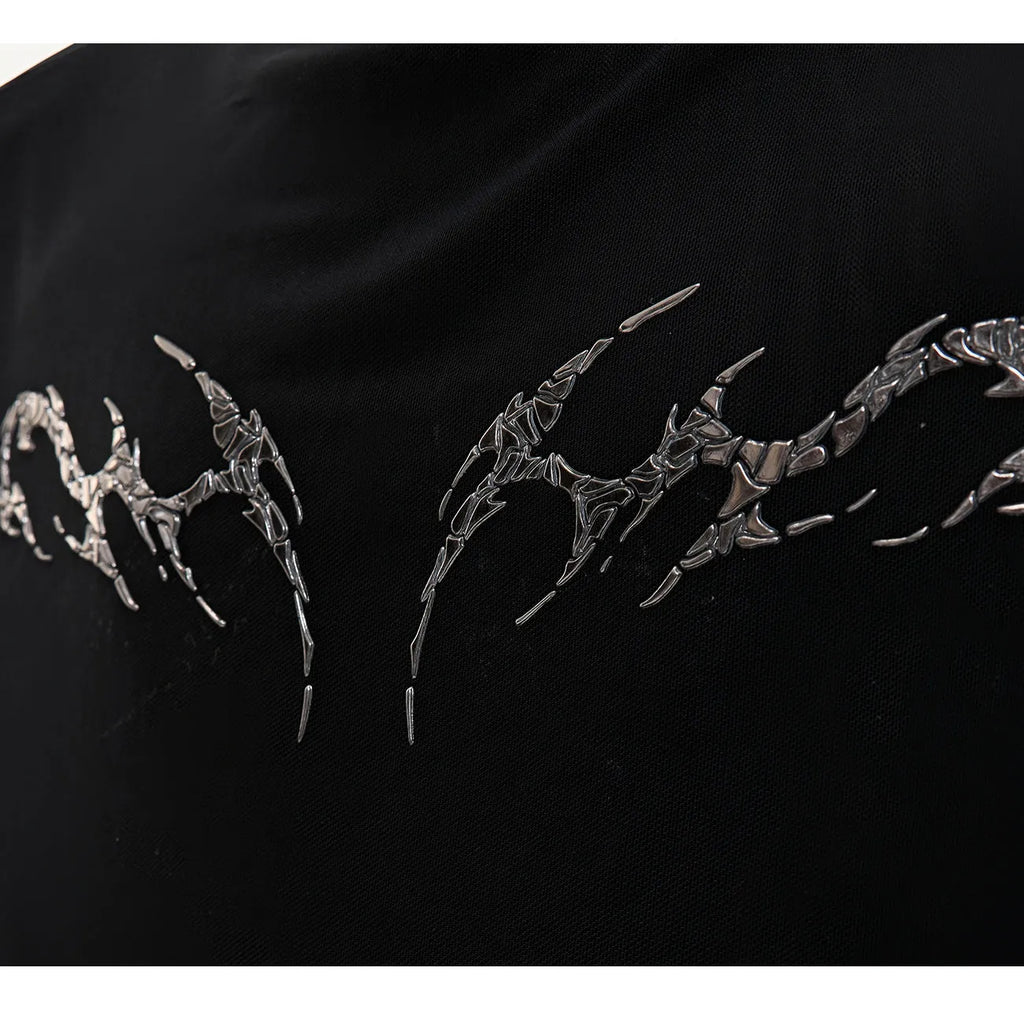 Slim fit long sleeve mesh bottoming shirt in black or white with an ice-feel texture.