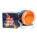 120g hair styling clay hair dye in nine colour options including blue green purple rose red granny grey