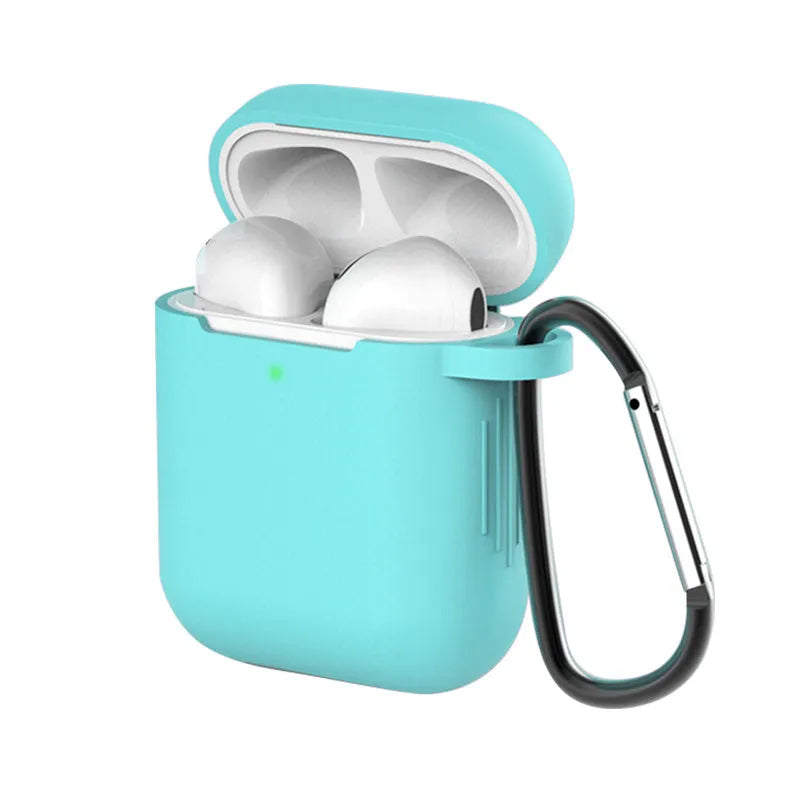 Silicone protective cover for Apple AirPods 1st and 2nd generation in various colours