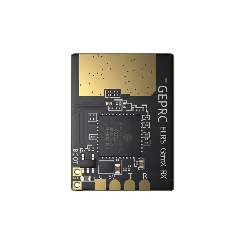 FPV dual-frequency ELRS receiver base station with T-shaped antennas and installation accessories.