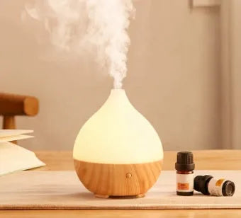 Asakusa wood grain finish 100ml USB aroma diffuser with vase shape for home aromatherapy