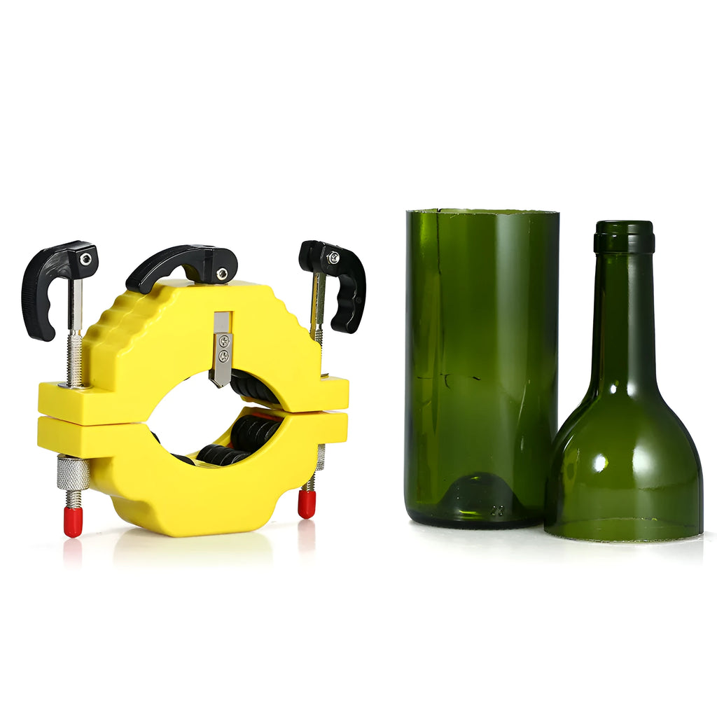 Bottle cutter tool for DIY glass bottle cutting with adjustable length mechanism