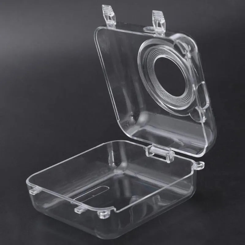 Crystal protective case for Eric Bear A6 thermal printer, PC material, simple colour design, placed on printer