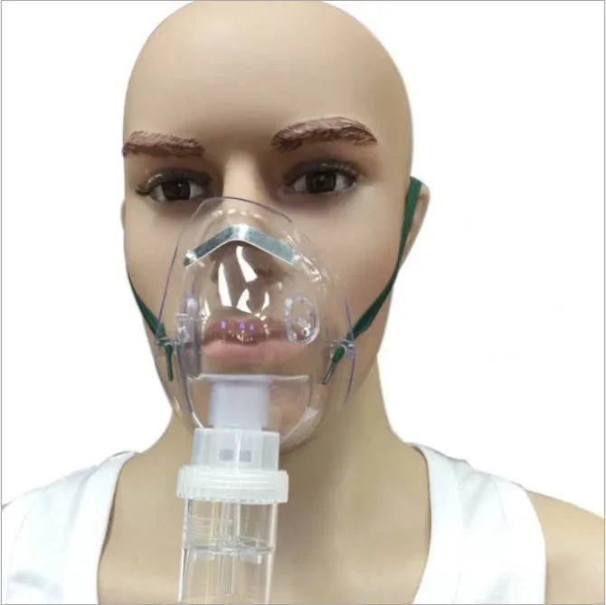 Soft rubber mask aid for glasses wearers to place behind the ear.