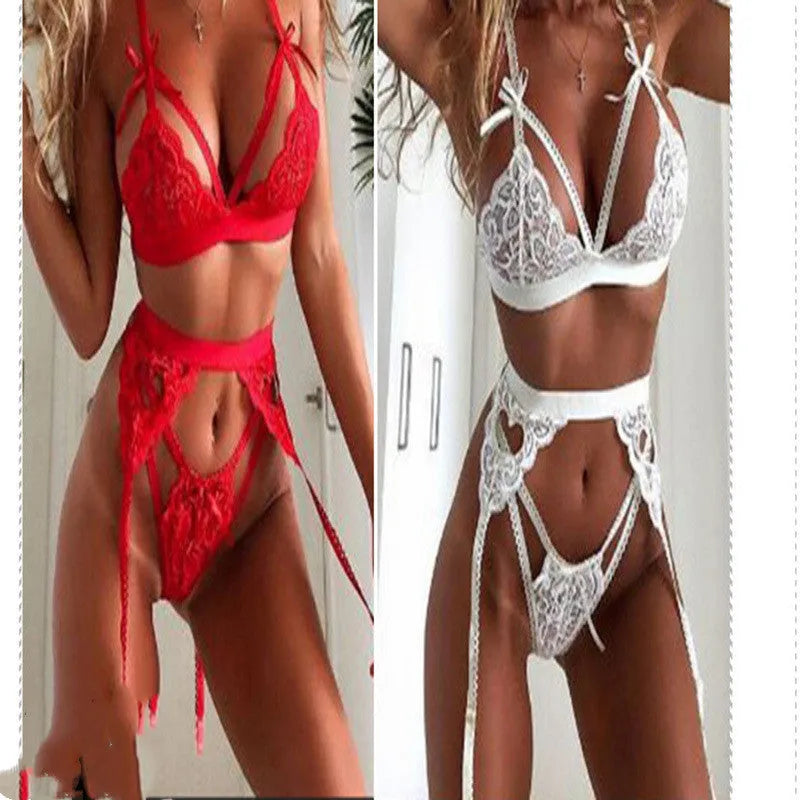 Red lace lingerie cosplay costume with polyester fabric for female cute girl type characters