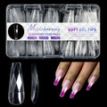 3D diamond wear long shaping artificial nail tips in twelve different colour options
