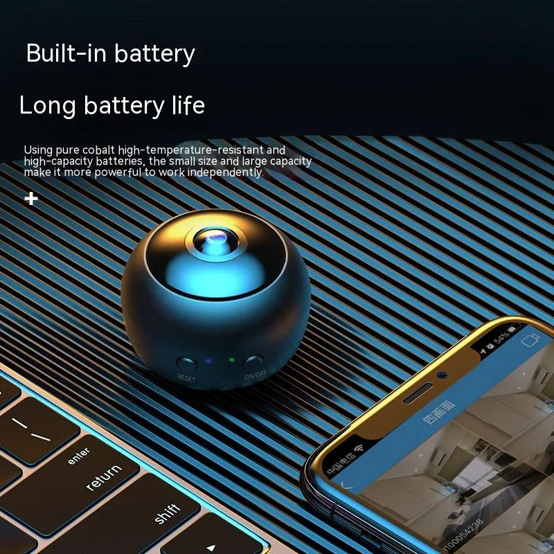 Wireless WIFI surveillance camera with 1080p resolution and 3.6 degree lens