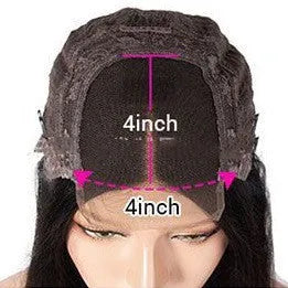 Real human hair lace front headgear with 4x4 lace and star fashion style