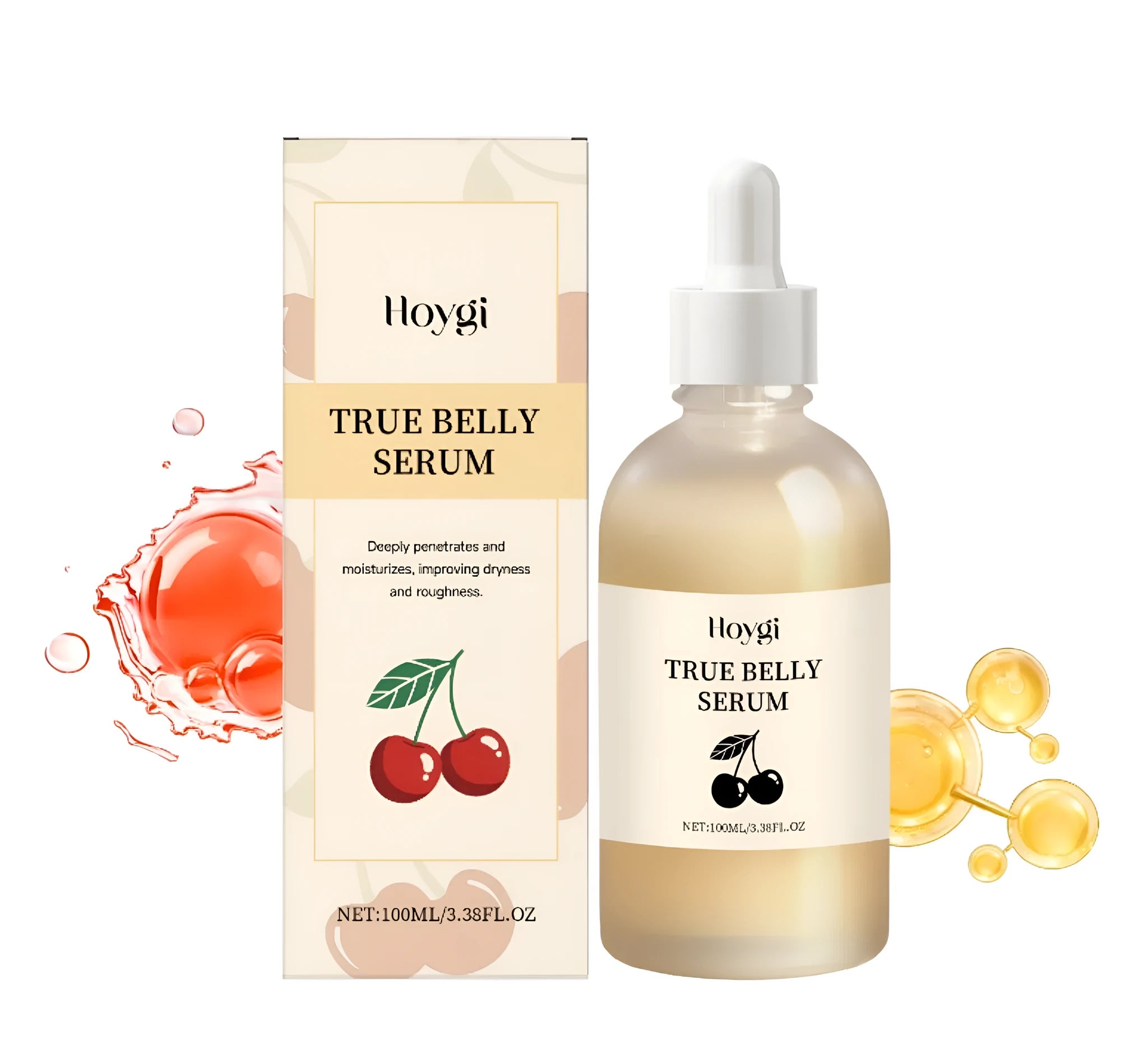 100 ml bottle of abdominal firming fluid with hyaluronic acid and Centella asiatica extract