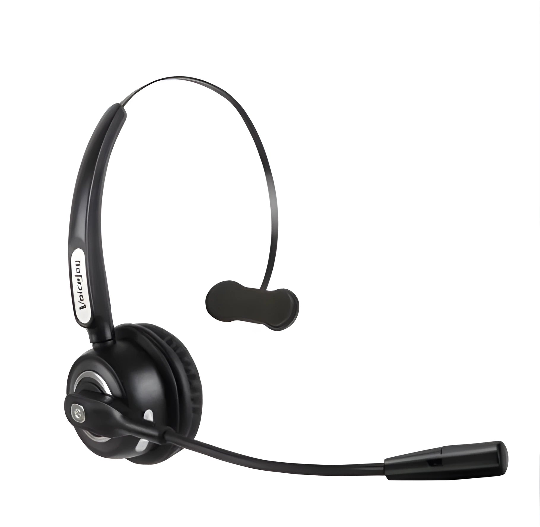 Over-ear Bluetooth headset with microphone for truck drivers and office professionals