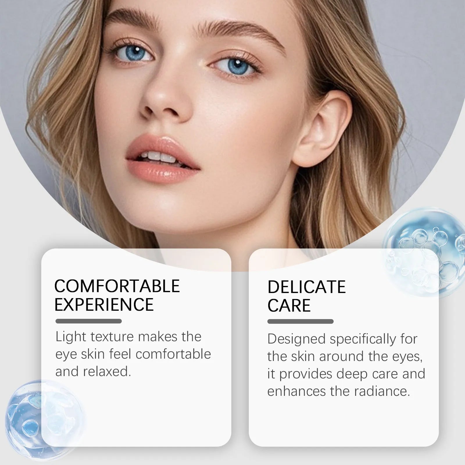 20g tube of moisturising and nourishing eye cream for skincare