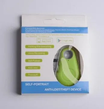 Bluetooth tracker anti lost key finder in black, white, pink, blue, green, compact 3.1x5.2x1.2cm