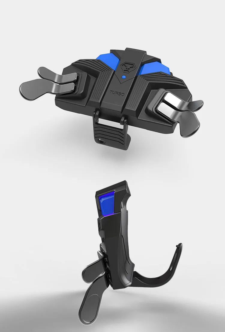 Black wired back button attachment for PS4 SLIM and PRO controllers with a long cable.