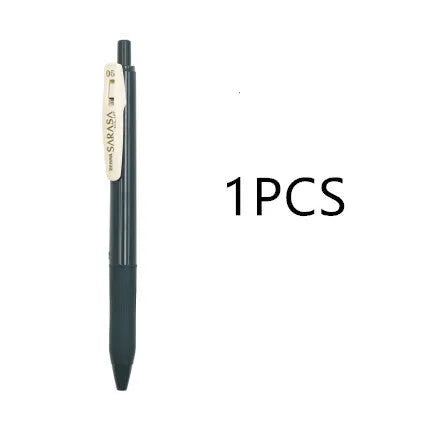 0.5mm bullet press water pen in retro colour options with refillable gel ink cartridge