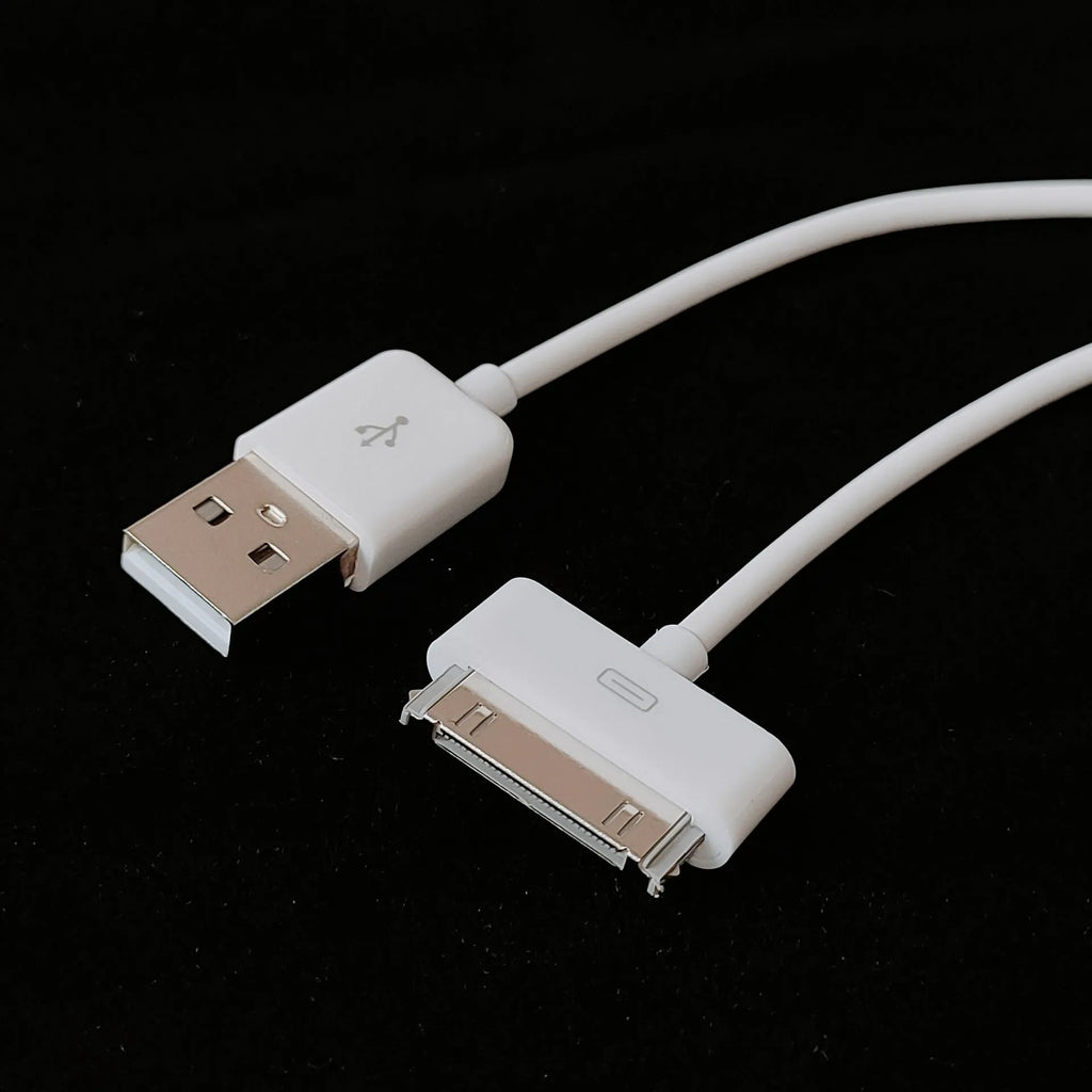 Black 1-metre USB data cable for tablet charging and syncing