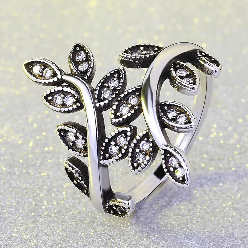 Black vintage tree of life ring stainless steel Celtic knot band unisex