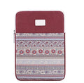 Canvas laptop sleeve bag for 11 13 14 15 inch notebook with padded lining in multiple colour options