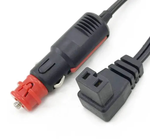 2.5m car refrigerator cigarette lighter extension cable with gold plated terminals