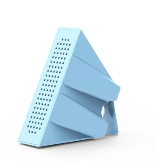 Mini mobile phone amplifier bracket for iPhone desktop sound enhancement in black, blue, pink or white