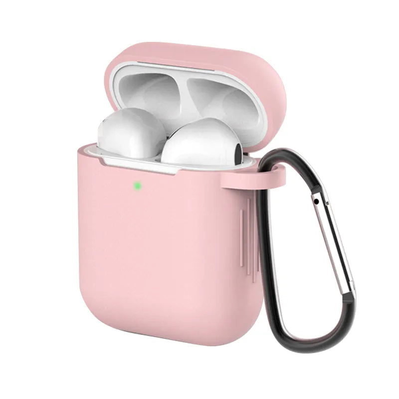 Silicone protective cover for Apple AirPods 1st and 2nd generation in various colours