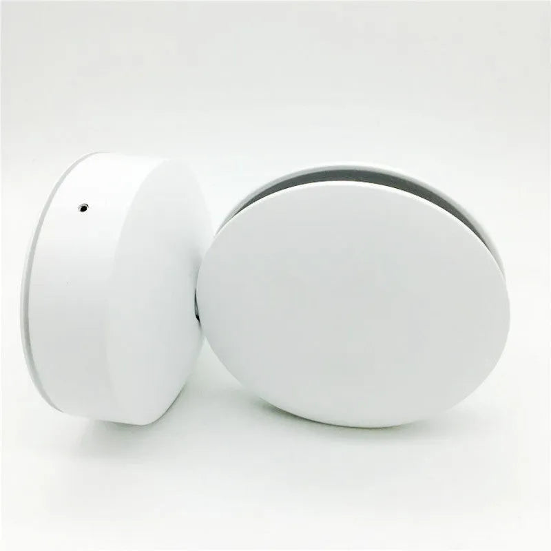 Modern aluminium and glass wall spotlight bar with multi-colour LED lighting