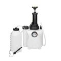 White 3-litre manual brake bleeder tank and fluid changer tool for cars