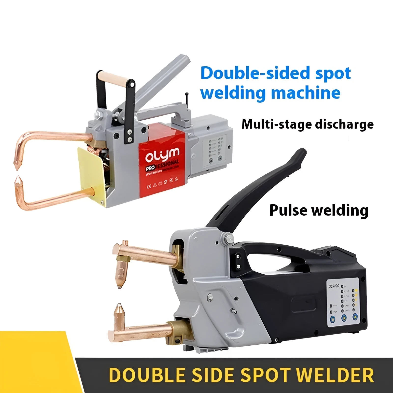 OL8000 double-sided spot welder butt welding machine with manual driver and welding heads