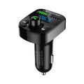 HY82 Car MP3 Bluetooth player unit for cigarette lighter socket with dual USB ports.
