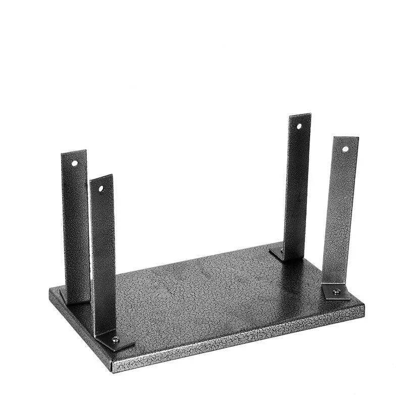 Black iron flip chip bracket for electric planer, dimensions 285mm.