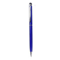 Metal rotating touchscreen signature pen with 0.5mm capacitive stylus tip in seven colour options
