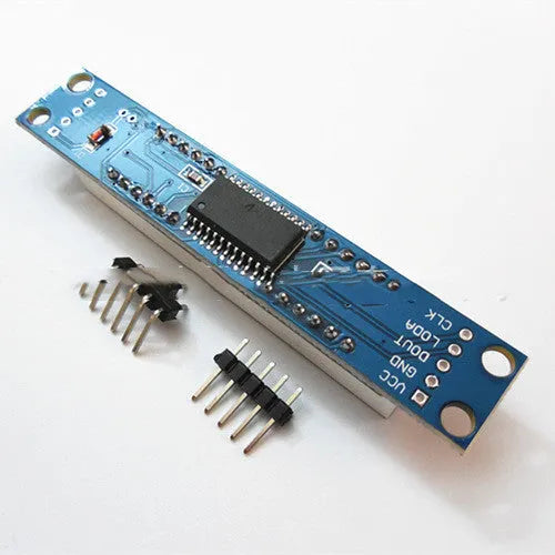 Blue digital tube display module control module 0.56in 4-digit LED on black PCB shell