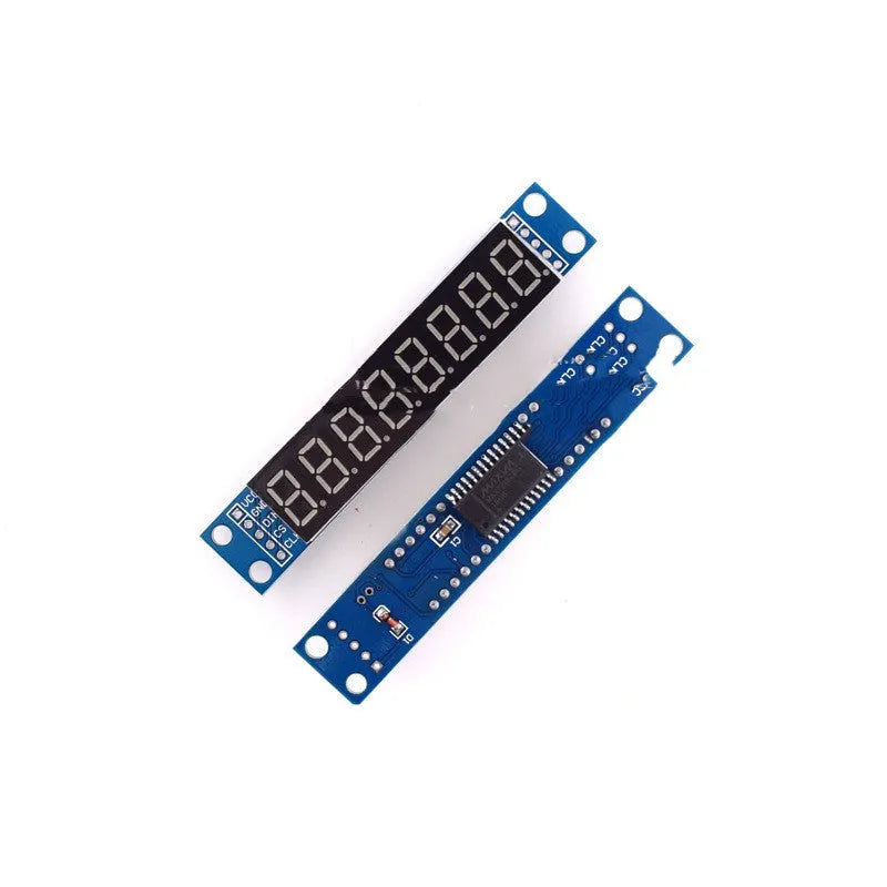 Blue digital tube display module control module 0.56in 4-digit LED on black PCB shell