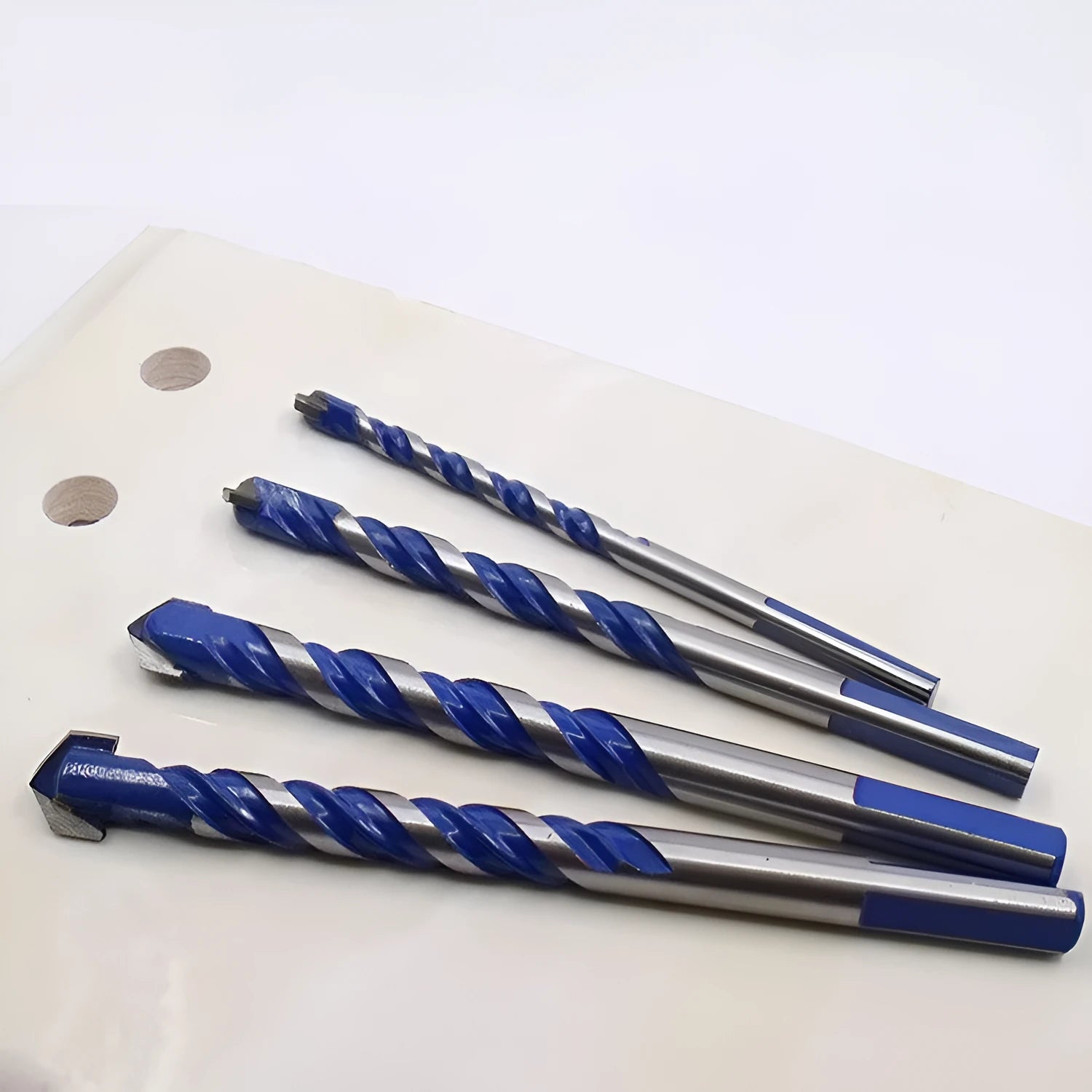 Tungsten steel deep hole drill bit for glass brick tile wood 6mm 8mm 10mm 12mm triangle handle external cooling