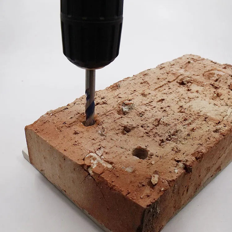Tungsten steel deep hole drill bit for glass brick tile wood 6mm 8mm 10mm 12mm triangle handle external cooling
