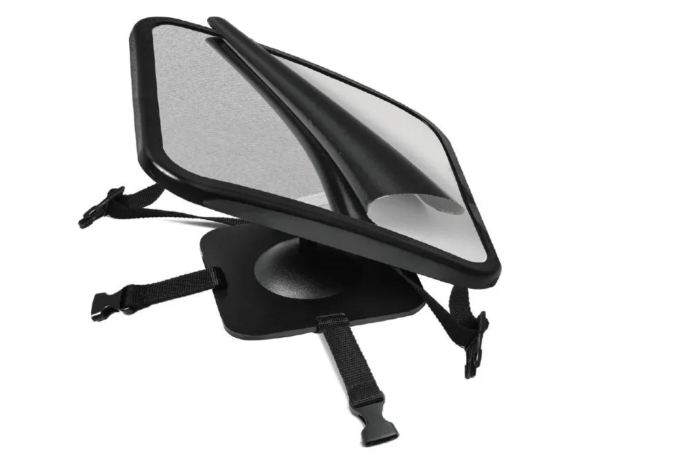 Black baby car rearview mirror made from ABS and acrylic, 245x175x85mm, model BY-360