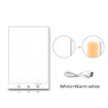 Modern SAD light therapy lamp with touch switch and USB interface