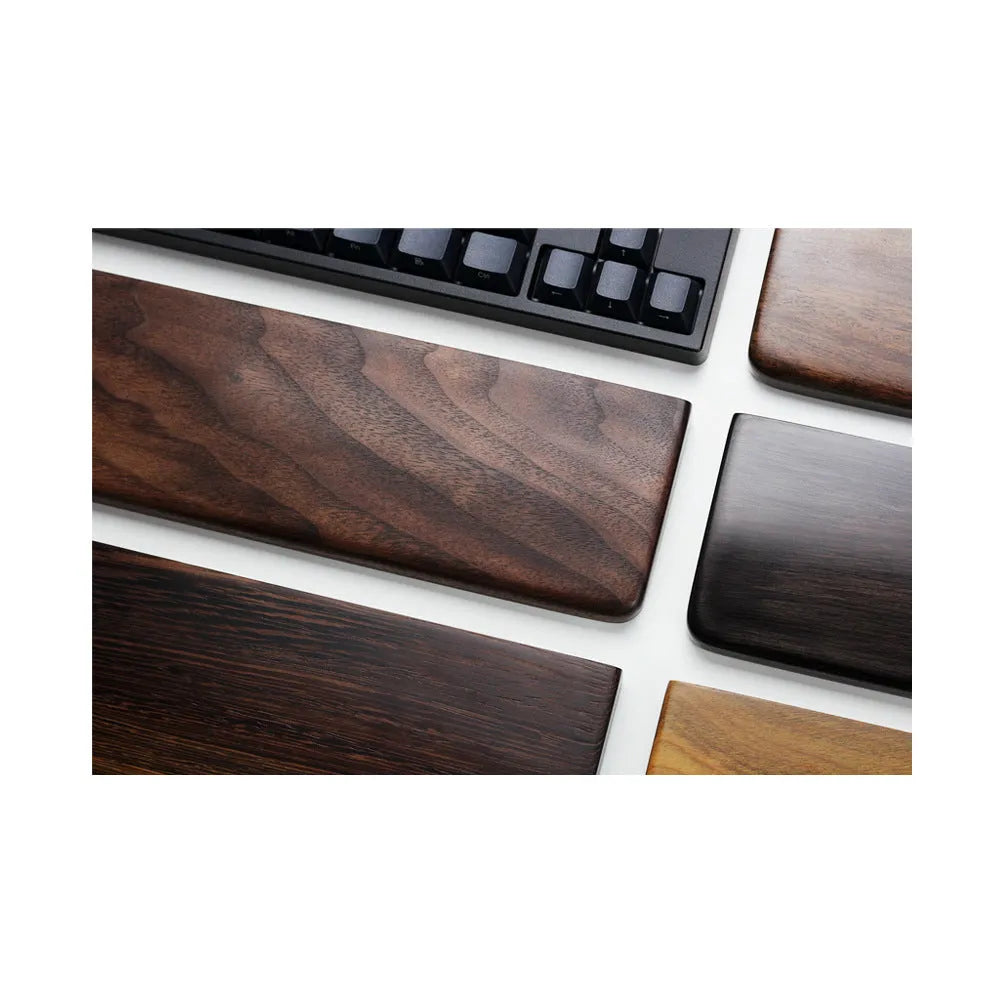 Black walnut solid wood mechanical keyboard hand rest 30cm length for 60% keyboards