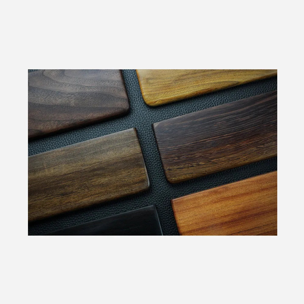 Black walnut solid wood mechanical keyboard hand rest 30cm length for 60% keyboards