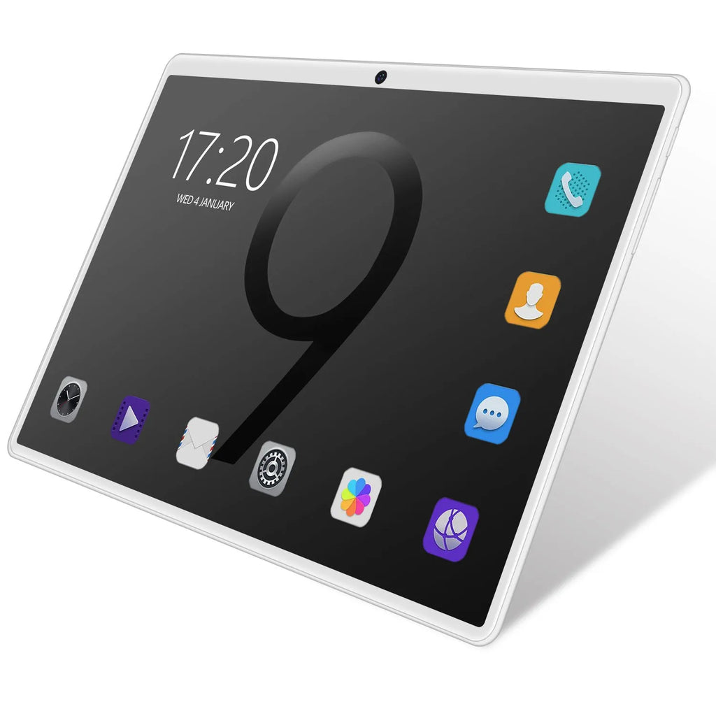 10 inch tablet PC with IPS screen GPS and dual SIM support in black