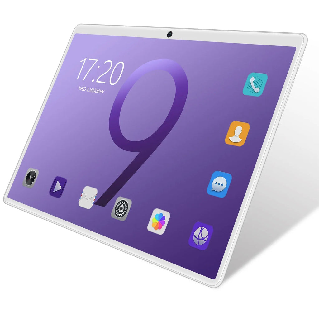 10 inch tablet PC with IPS screen GPS and dual SIM support in black