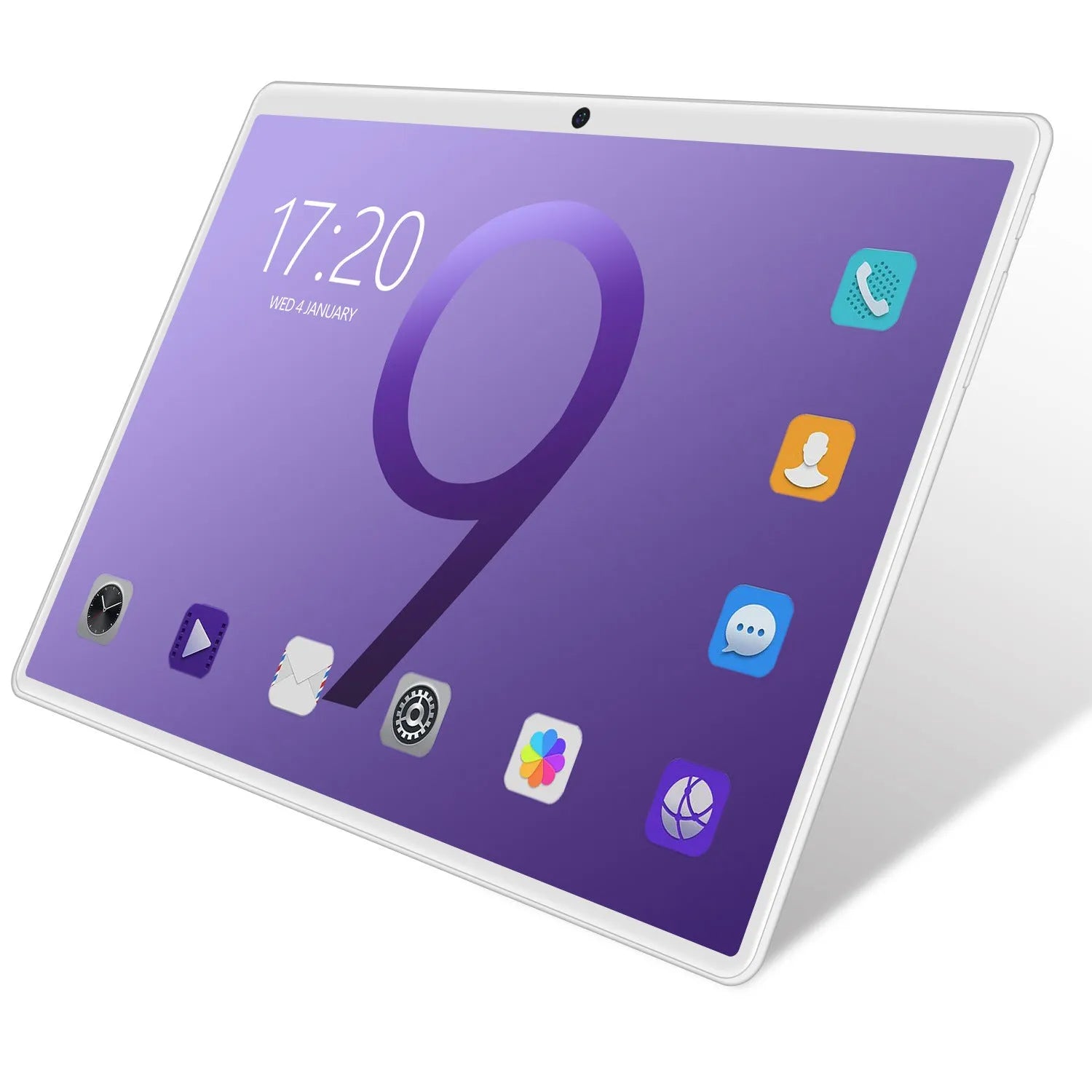 10 inch tablet PC with IPS screen GPS and dual SIM support in black