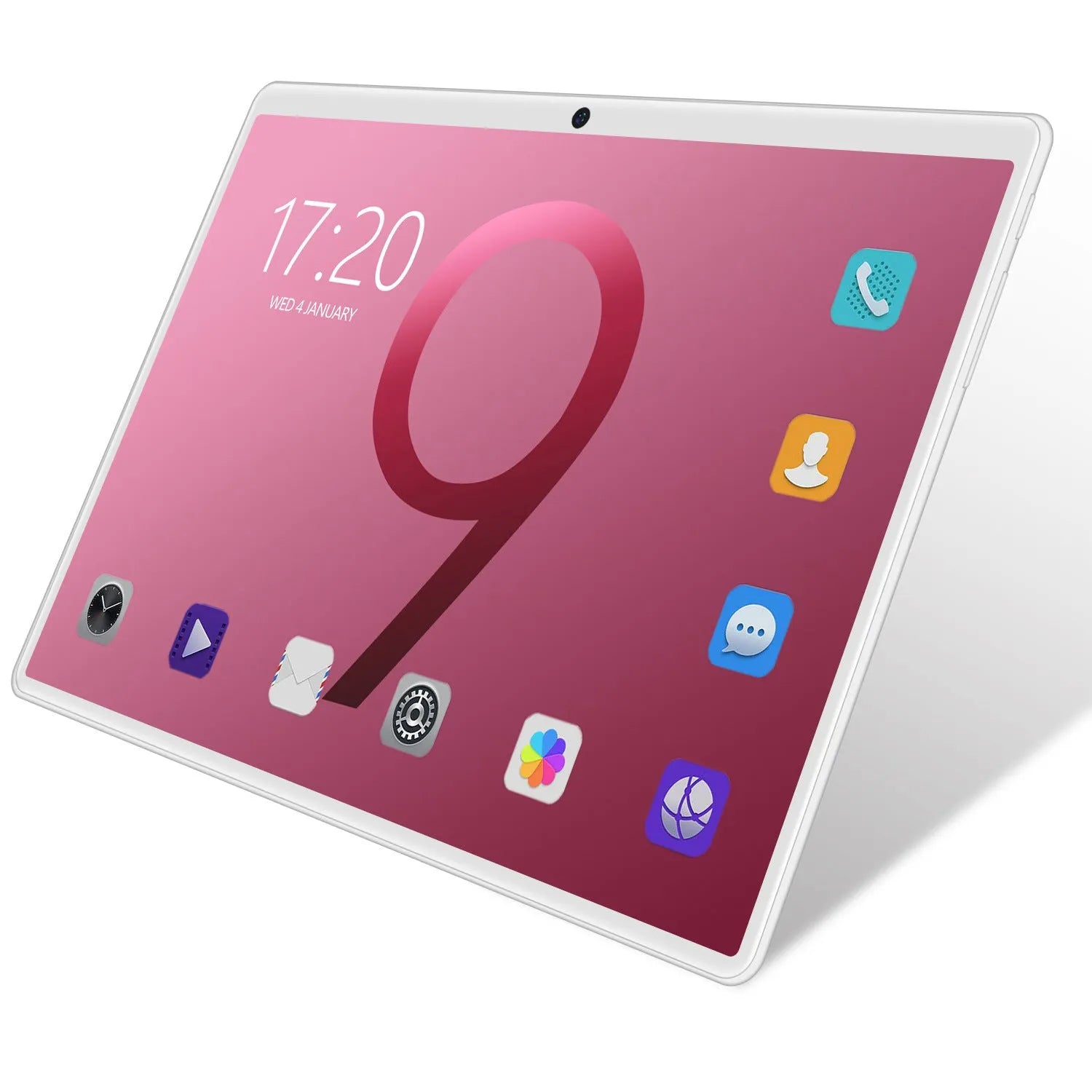 10 inch tablet PC with IPS screen GPS and dual SIM support in black