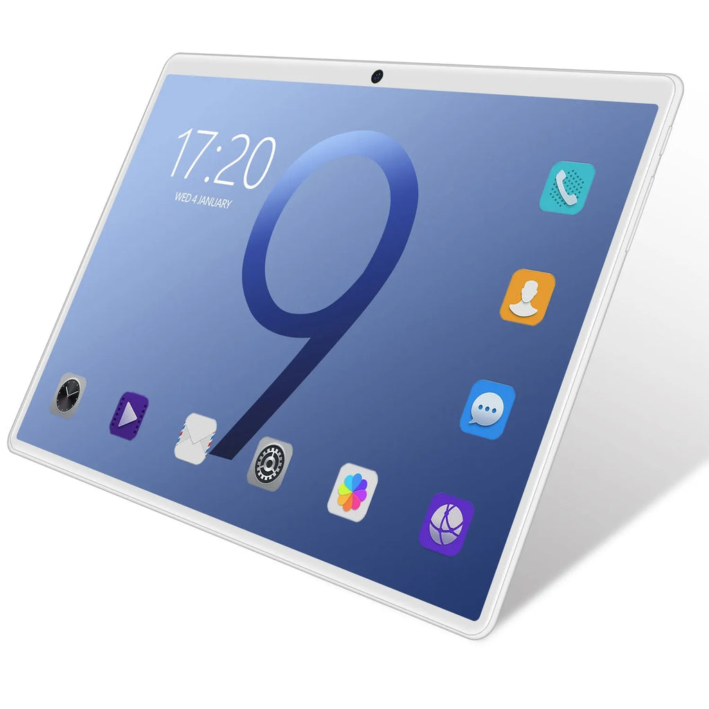 10 inch tablet PC with IPS screen GPS and dual SIM support in black