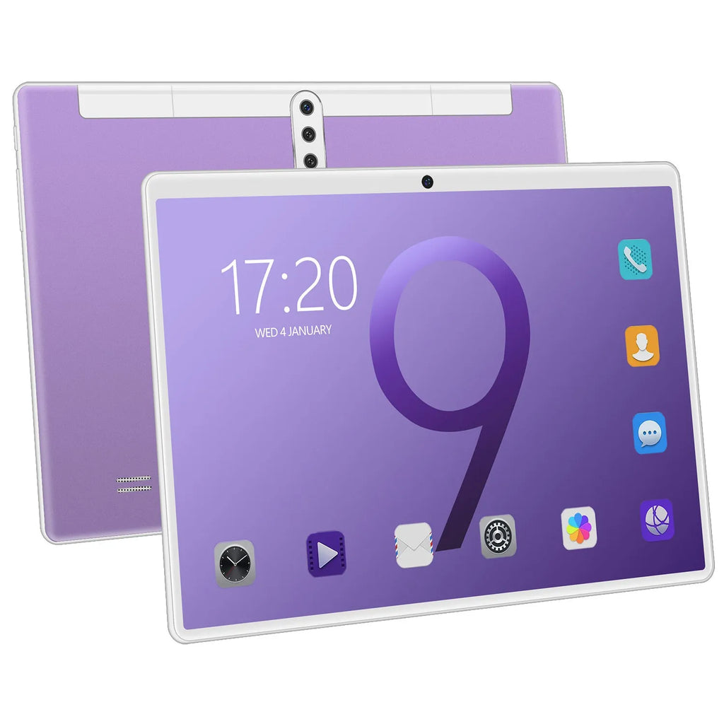 10 inch tablet PC with IPS screen GPS and dual SIM support in black