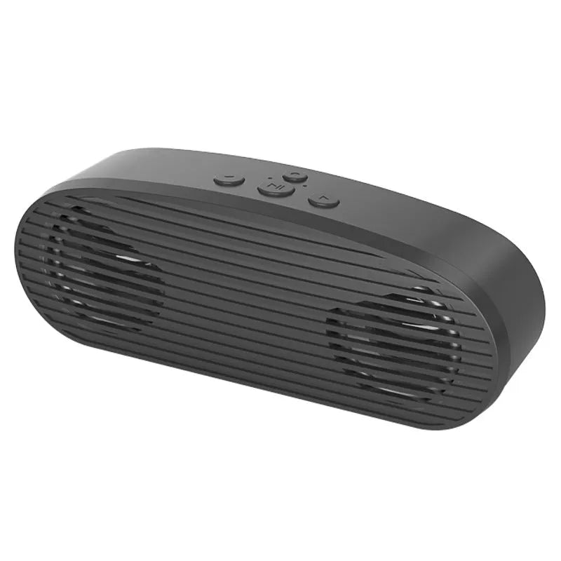 SC311 wireless Bluetooth mini speaker in black with button controls and ABS shell
