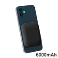 Magsafe-compatible magnetic wireless power bank with 5000mAh capacity for iPhone charging