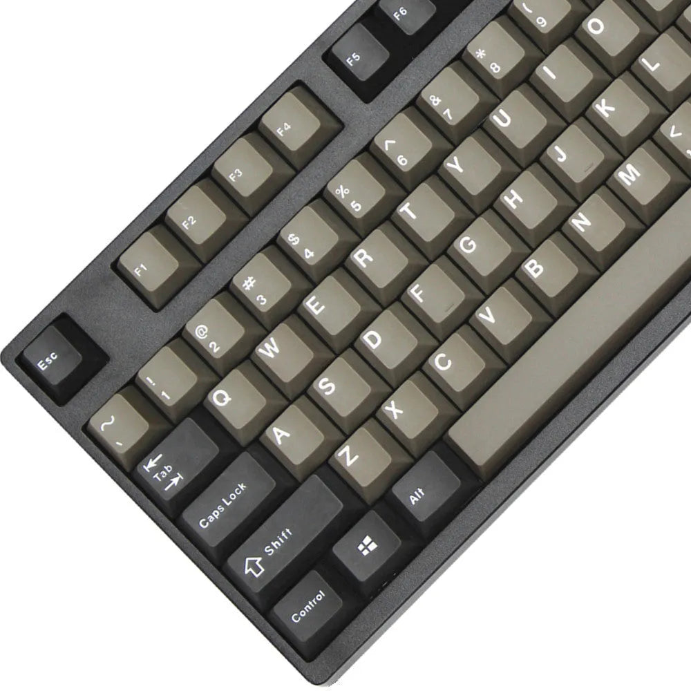 Single two-colour PBT mechanical keyboard keycap in green colour option