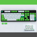 Single two-colour PBT mechanical keyboard keycap in green colour option