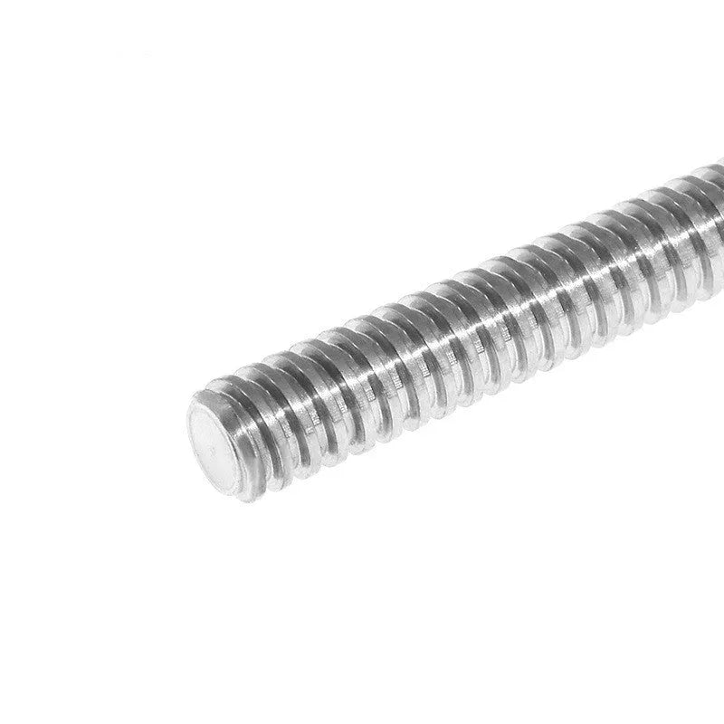 T-shaped trapezoid screw with nut for 3D printer stepping motor drive, multiple lengths available